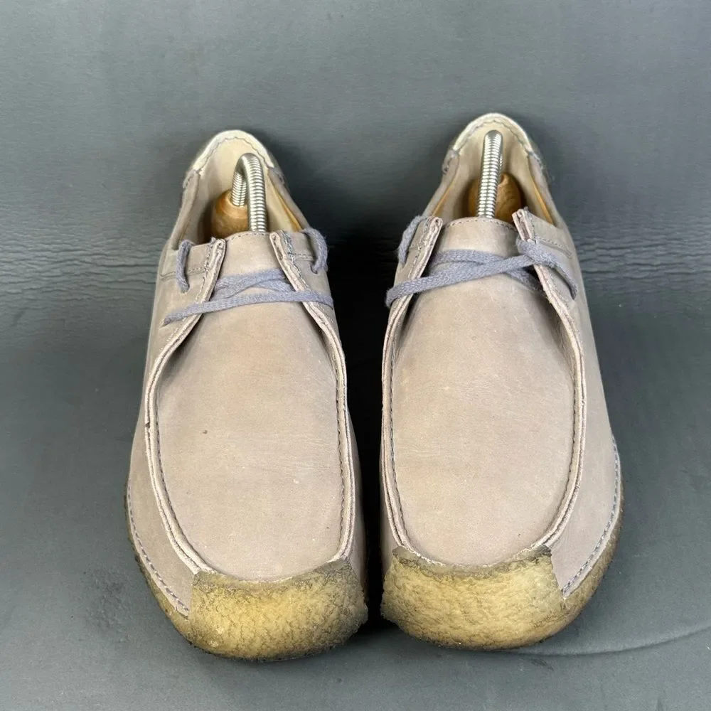 Clarks Originals Mens Natalie Grey Suede Shoes size 12